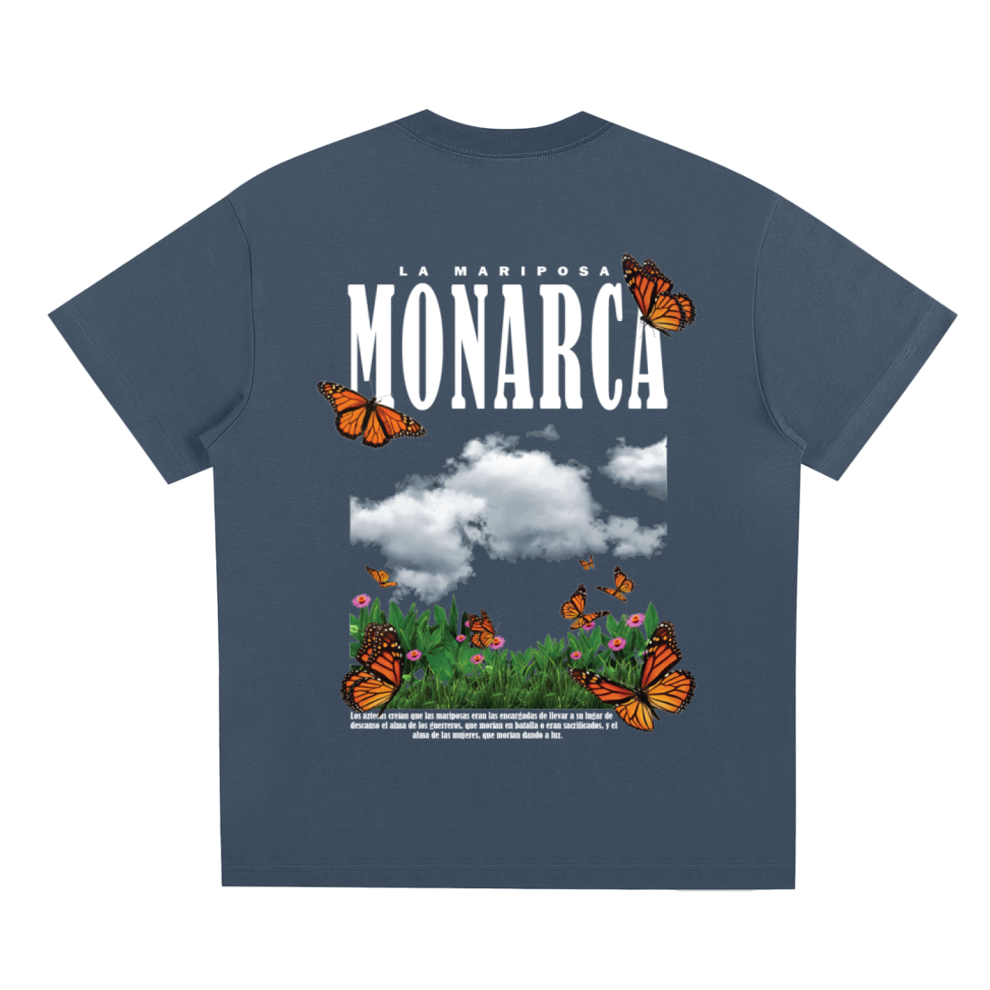 LOS DE AZTLAN MARIPOSA MONARCA TEE