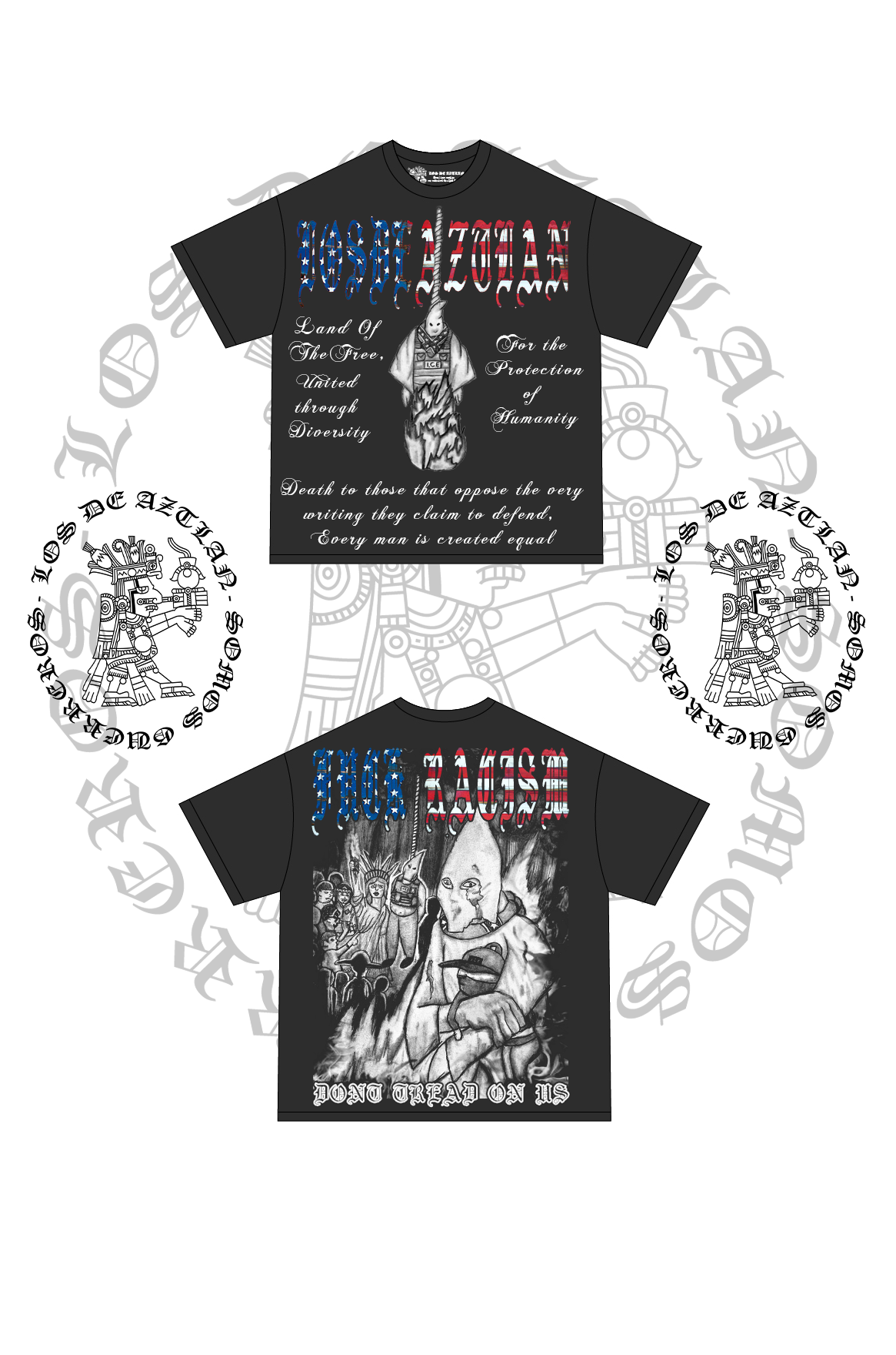 LOS DE AZTLAN AMERIKKKA TEE
