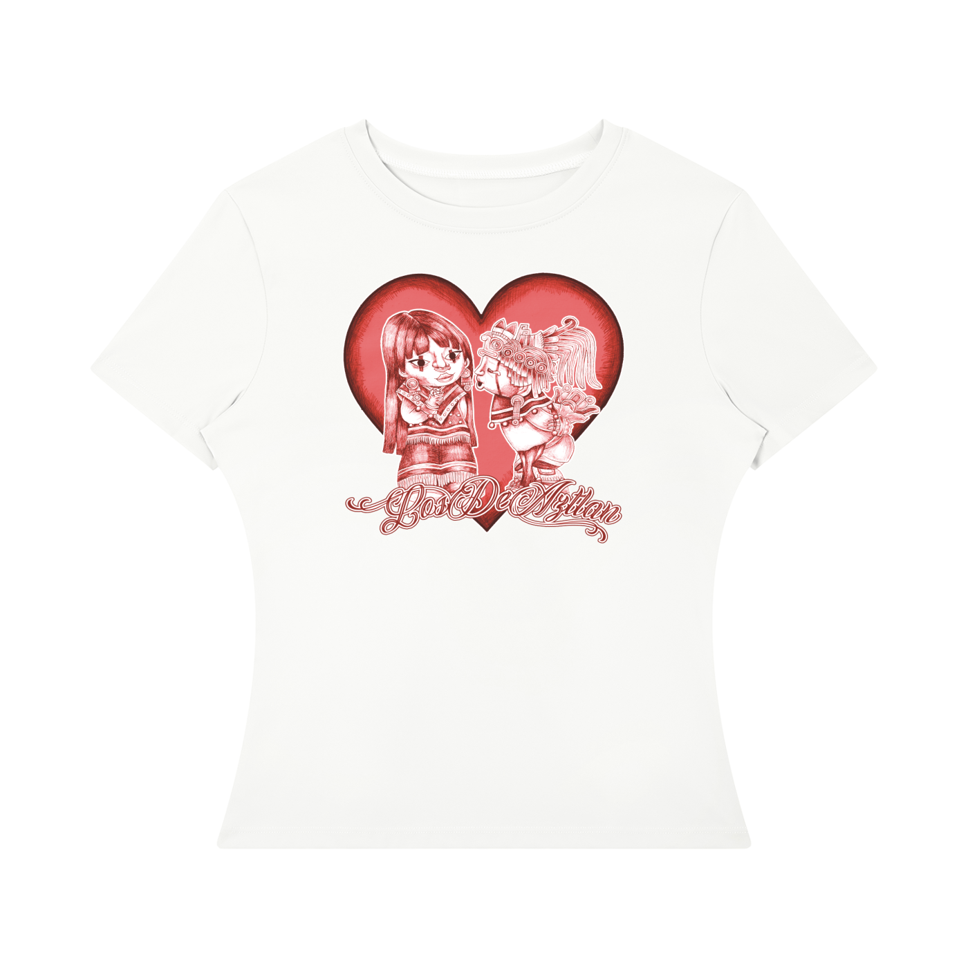 Los De Aztlan Aztec Love Women's Slim Fit Performance Tee