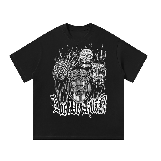 Los De Aztlan SOUL FIRE Unisex Oversized Tee