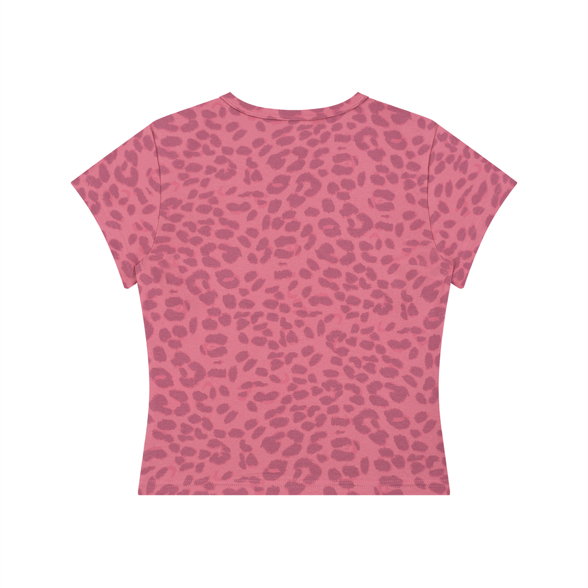 Women’s Los De Aztlan Nahualismo Leopard Print Crop Tee