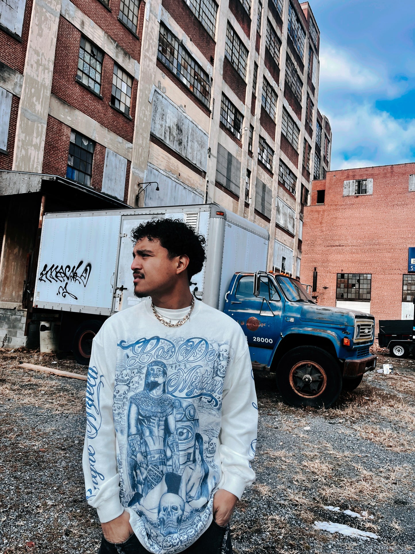 Los De Aztlan Sangre Azteca Thermal Long Sleeve PREORDER