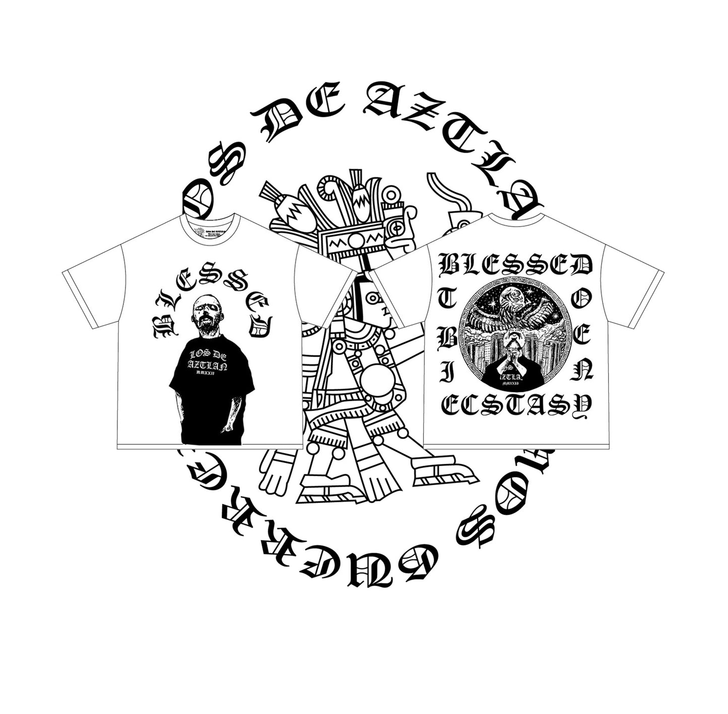 LOS DE AZTLAN BLESSED TEE