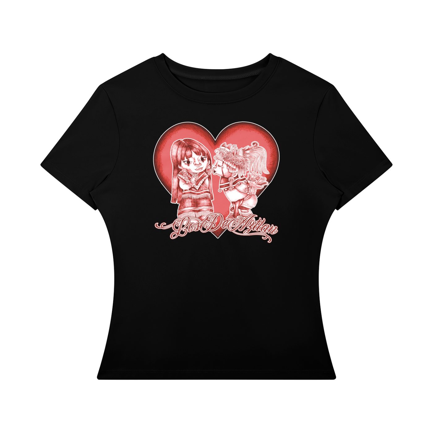 Los De Aztlan Aztec Love Women's Slim Fit Performance Tee