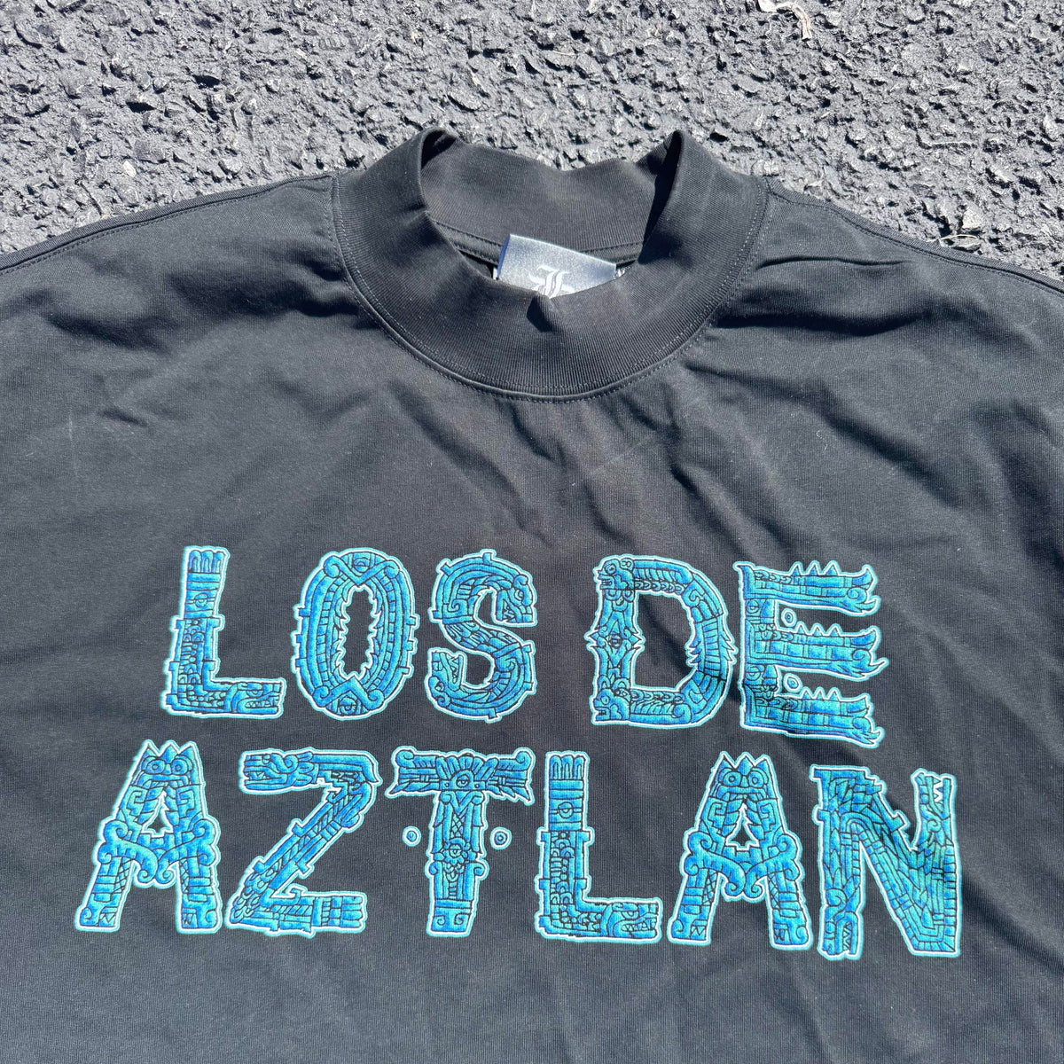 LOS DE AZTLAN POPOCATEPTL E IXTACCIHUATL STORY BLACK PREMIUM TEE