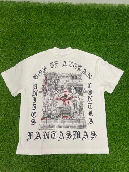 FUCK RACISM LOS DE AZTLAN TEE