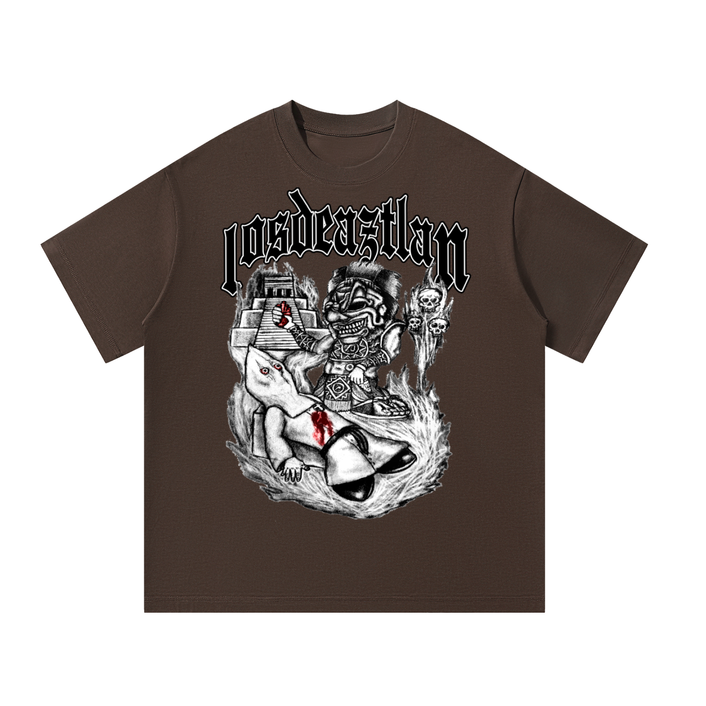 LOS DE AZTLAN SACRIFICES WERE MADE TEE