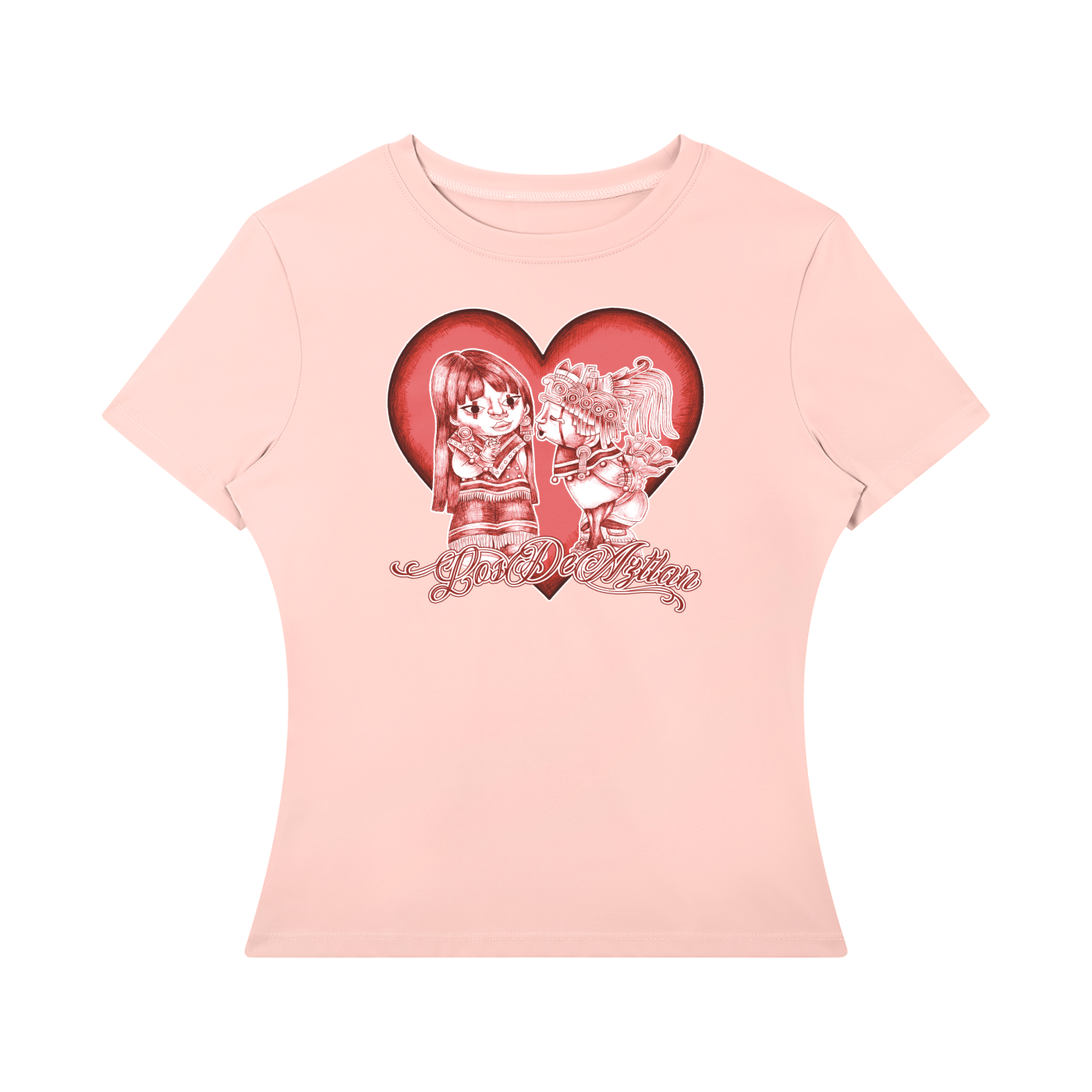 Los De Aztlan Aztec Love Women's Slim Fit Performance Tee