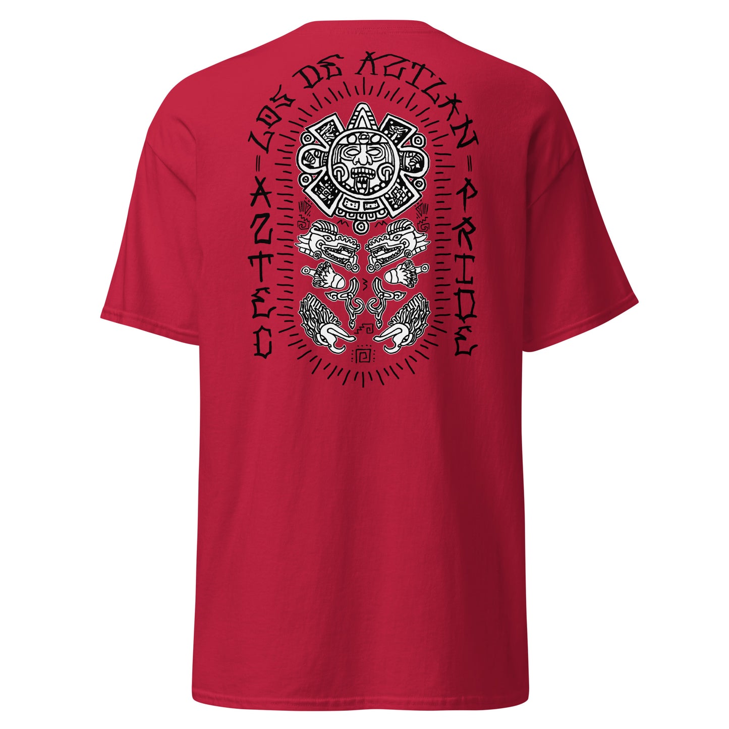 Los De Aztlan Aztec Pride Graffiti Tee