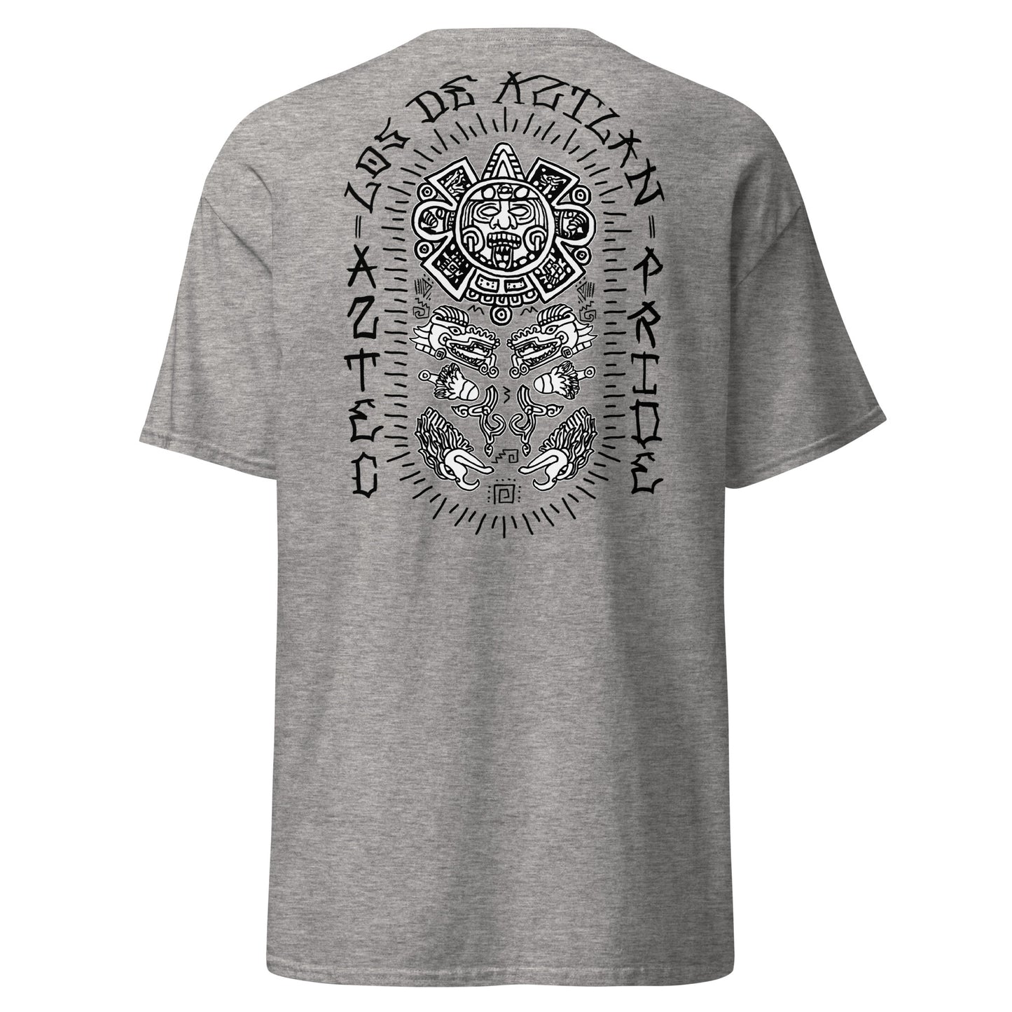 Los De Aztlan Aztec Pride Graffiti Tee