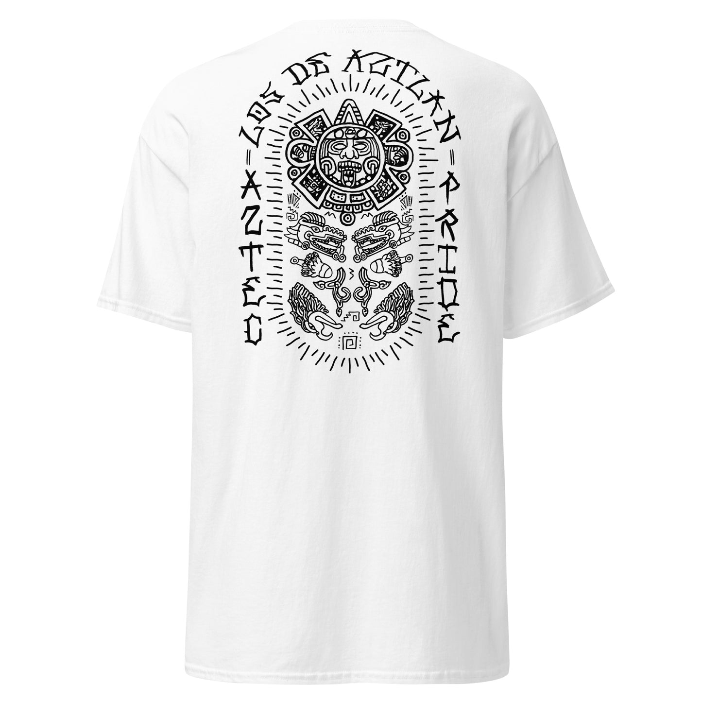 Los De Aztlan Aztec Pride Graffiti Tee