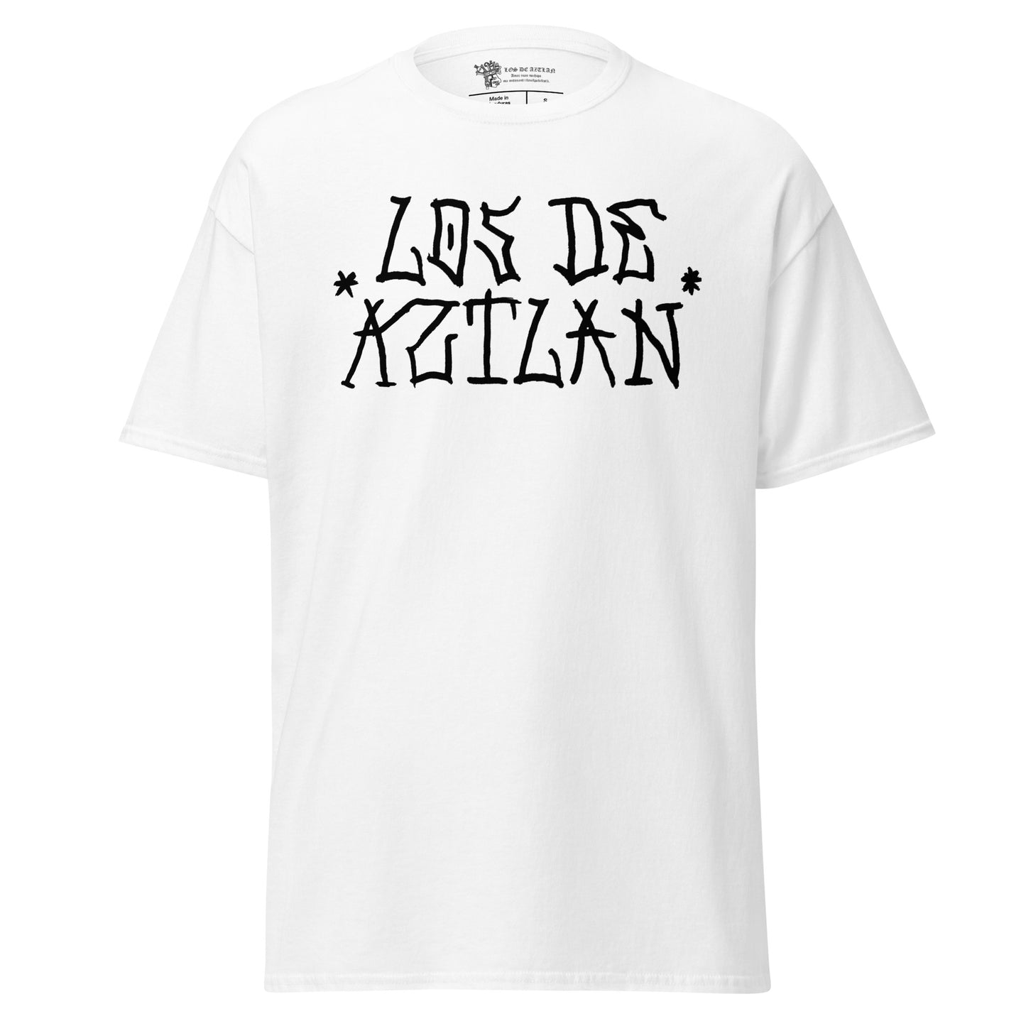 Los De Aztlan Aztec Pride Graffiti Tee